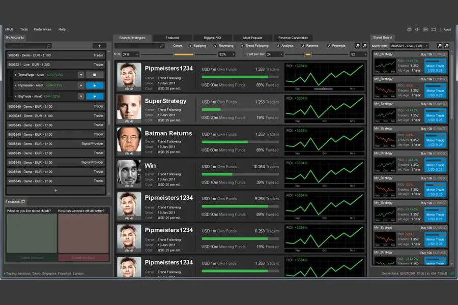 cTrader Copy یک سرویس سرمایه‌گذاری انقلابی است که به شما اجازه می‌دهد از معامله‌گری به روش خودتان لذت ببرید.