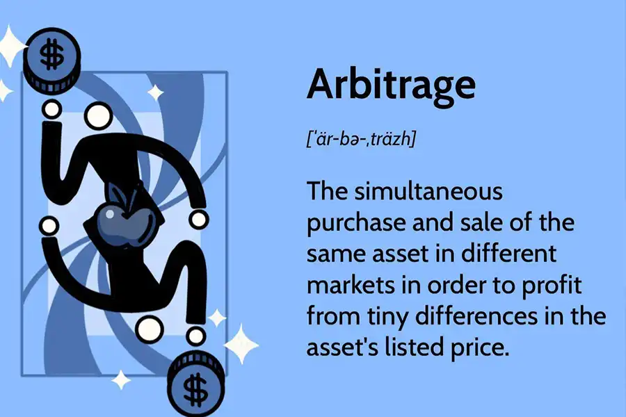 در معاملات آربیتراژ، معامله‌گران به‌دنبال این هستند تا از تفاوت‌های کوچک قیمت در کارگزاری‌ها یا بازارهای مختلف سود ببرند. 