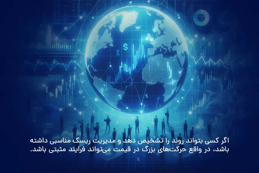 اگر کسی بتواند روند را تشخیص دهد و مدیریت ریسک مناسبی داشته باشد، در واقع حرکت‌های بزرگ در قیمت می‌تواند فرایند مثبتی باشد. 