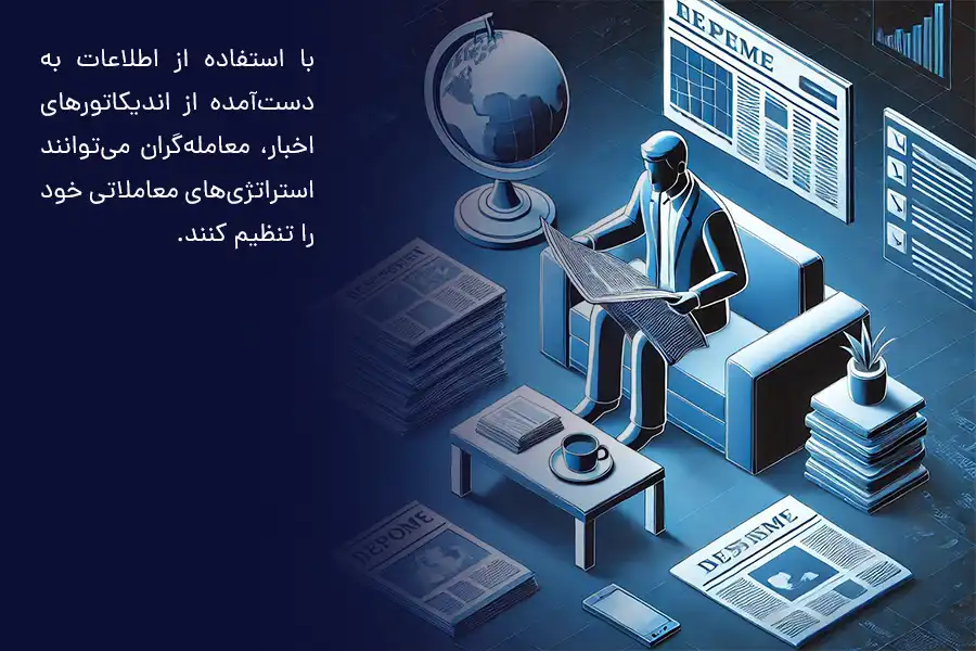 با استفاده از اطلاعات به‌دست‌آمده از اندیکاتورهای اخبار، معامله‌گران می‌توانند استراتژی‌های معاملاتی خود را تنظیم کنند.