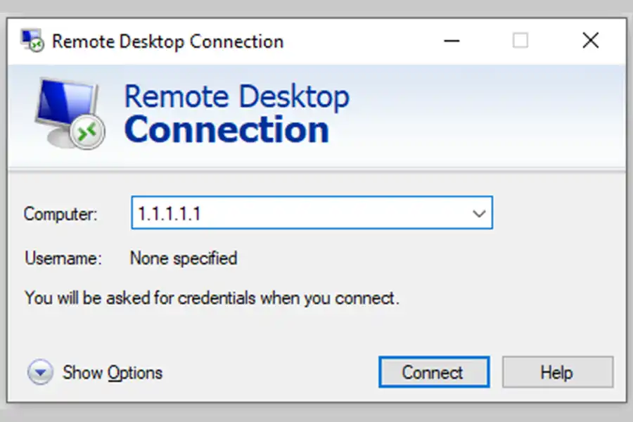 در پنجره Remote Desktop Connection می‌توانید EA خود را در VPS به اشتراک بگذارید.