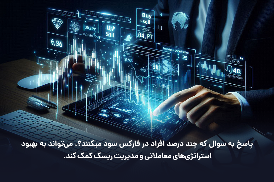 پاسخ به سوال که چند درصد افراد در فارکس سود می‌کنند؟، می‌تواند به بهبود استراتژی‌های معاملاتی و مدیریت ریسک کمک کند.