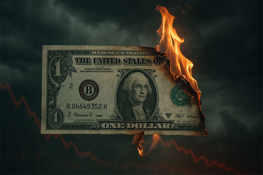 شاخص دلار (DXY) اکنون با افتی ۴.۶ درصدی در ماه آوریل مواجه شده که ضعیف‌ترین عملکرد ماهانه آن از نوامبر ۲۰۲۲ تاکنون محسوب می‌شود.